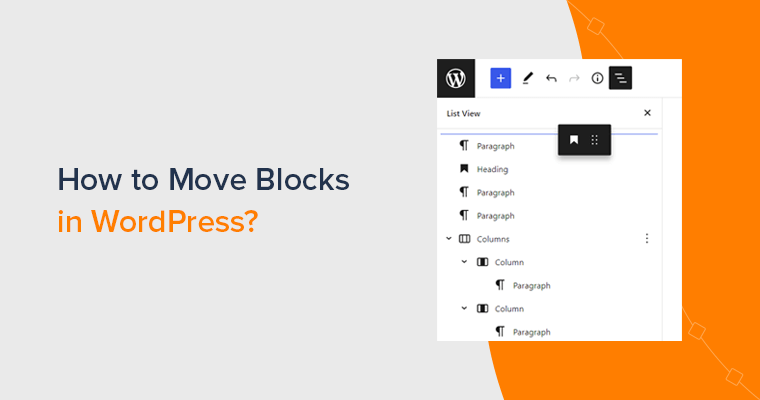 How to Move Blocks in WordPress Gutenberg Editor?