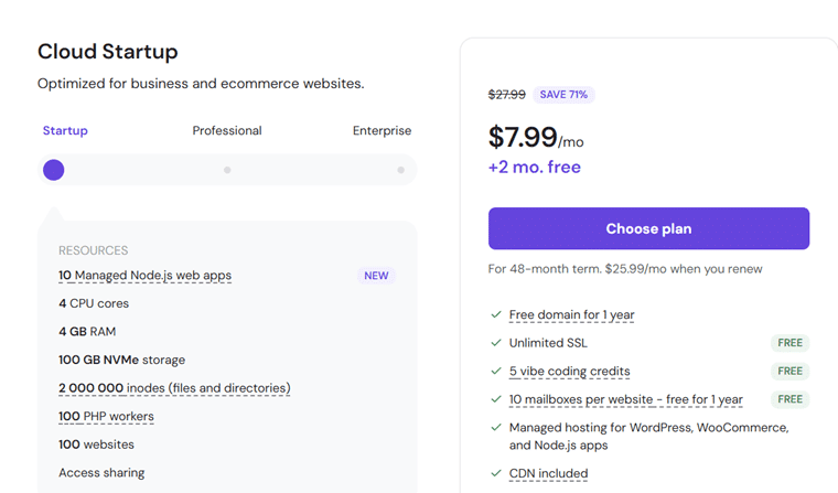 Hostinger Cloud Hosting