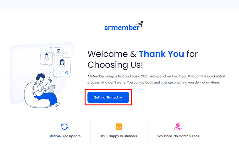 Click on Getting Started Option