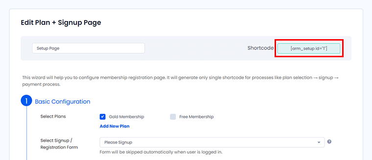 Copy Shortcode From Top Right Corner