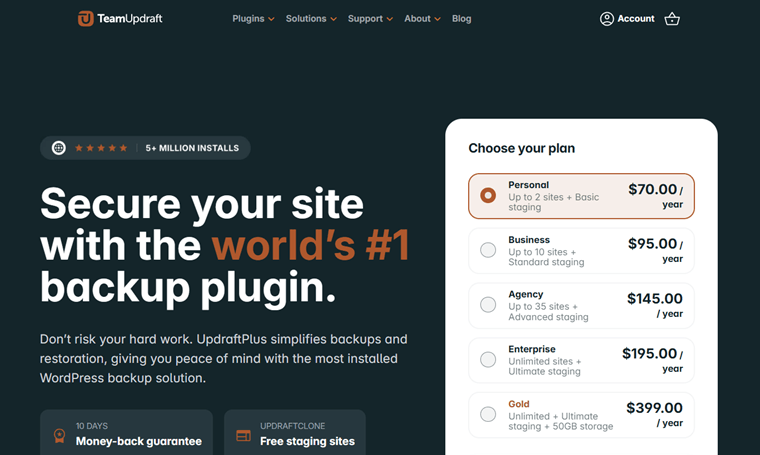 UpdraftPlus - WordPress Backup Plugin - Best Plugins for WordPress