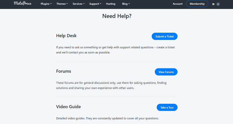 MotoPress Support Page
