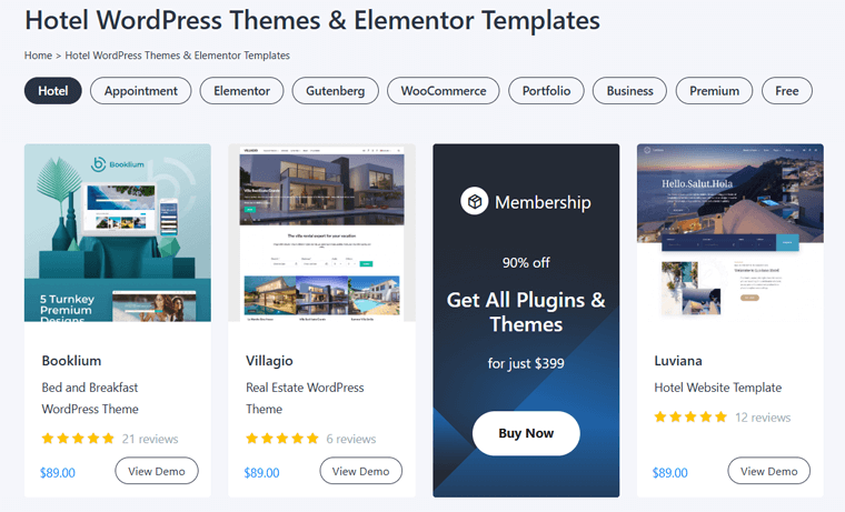 MotoPress Themes for Hotel Booking