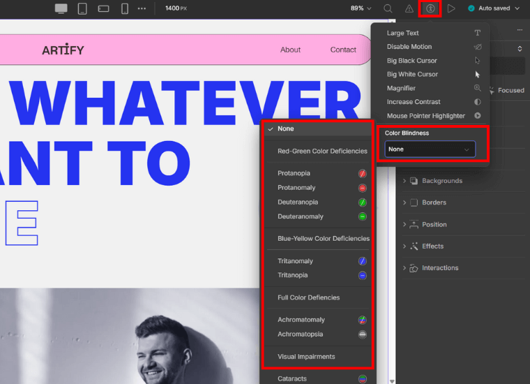 Accessibility Options