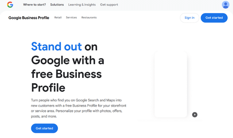 Google Business Profile Local SEO