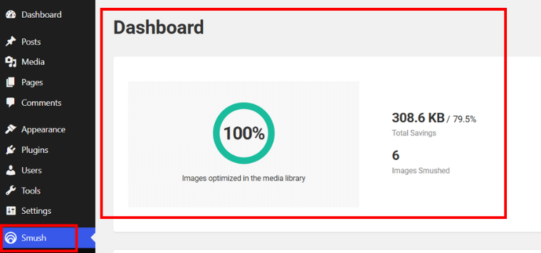 Auto Optimized Images by Smush
