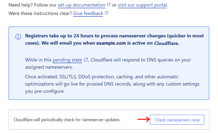 Check Nameservers Now - How to Use Cloudflare CDN in WordPress?