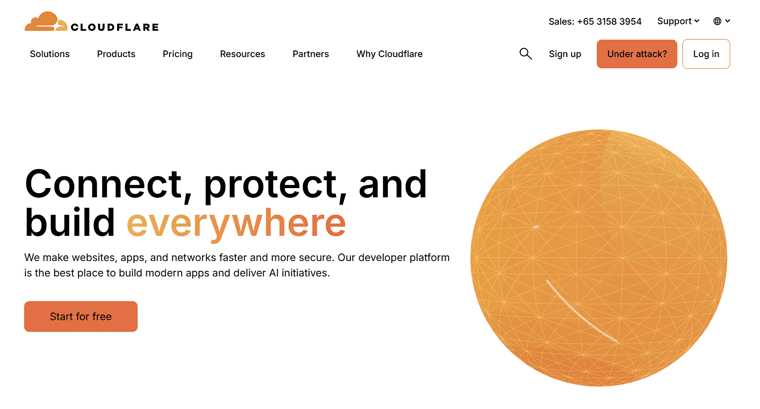 Cloudflare Website