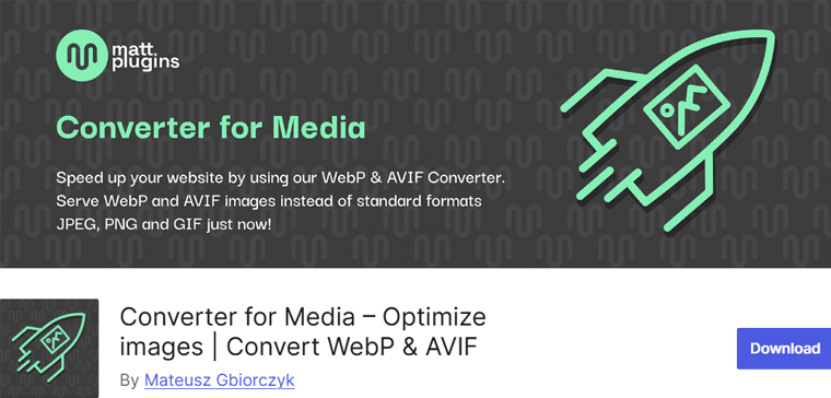 Converter for Media - How to Use WordPress WebP Images for Free?