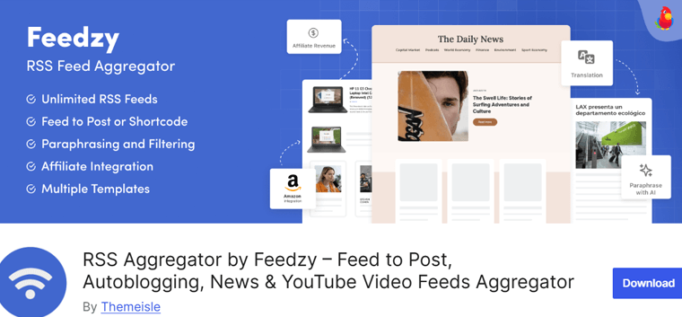 Feedzy RSS Aggregator Plugin