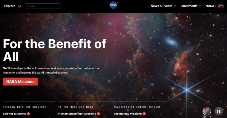 NASA Using WordPress