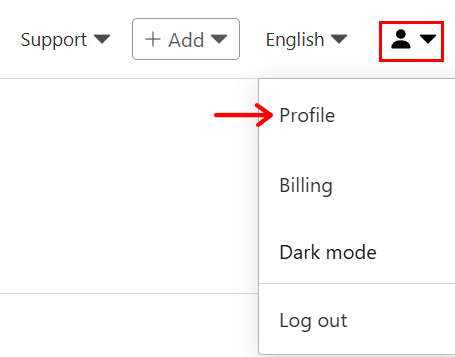 Open User Profile in Cloudflare