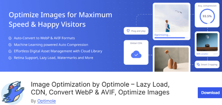 Optimole Image Optimization Plugin for WordPress