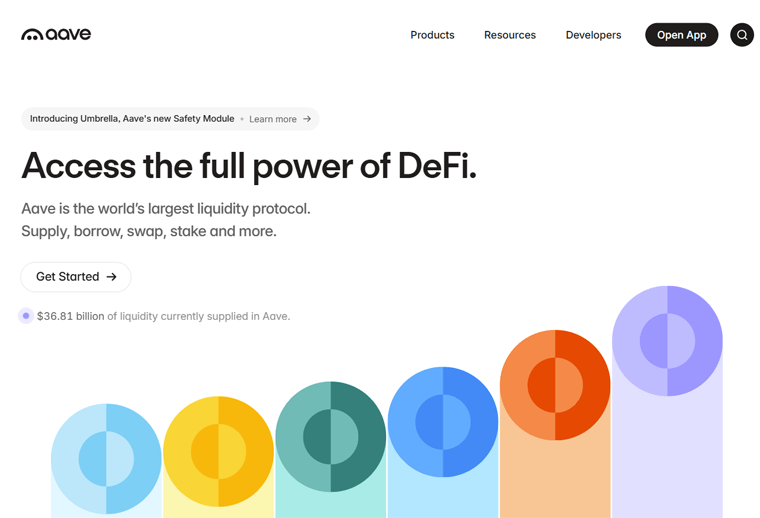 Aave DeFi App