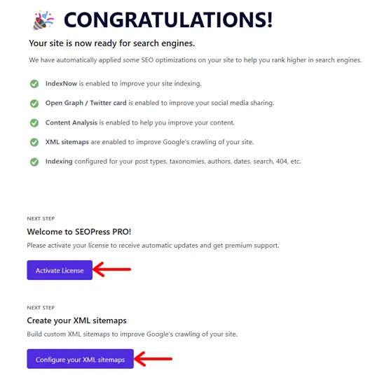 Activate License and Configure XML