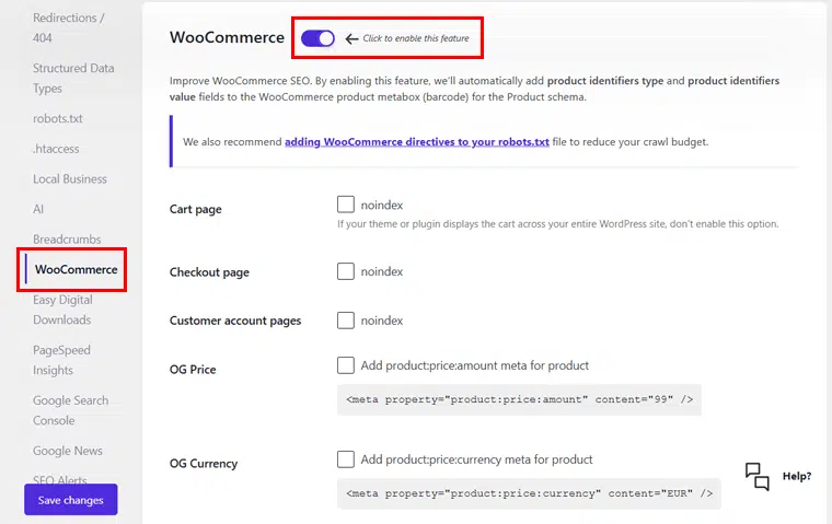 WooCommerce SEOPress