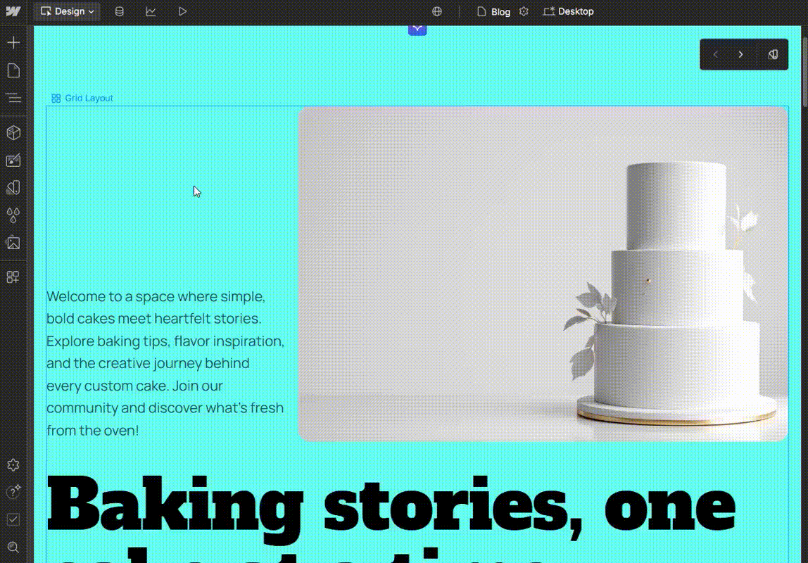 Blog Page Generated