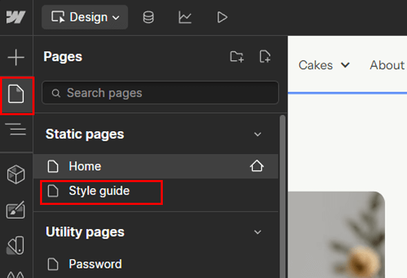 Open the Style Guide