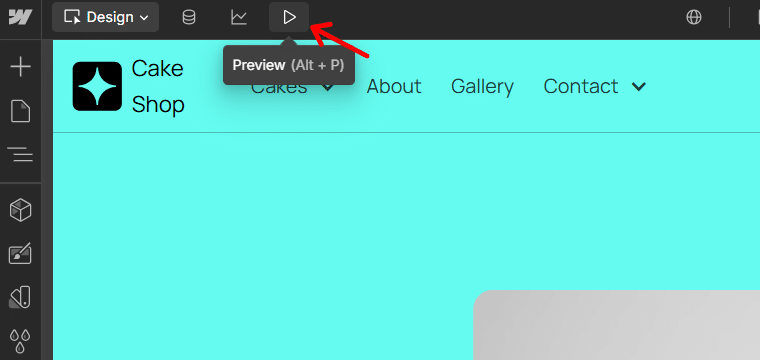 Preview generated Site