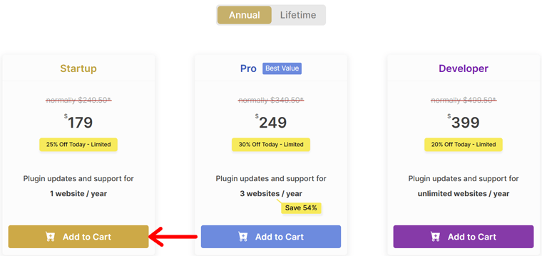 Add to Cart - B2BKing Plan