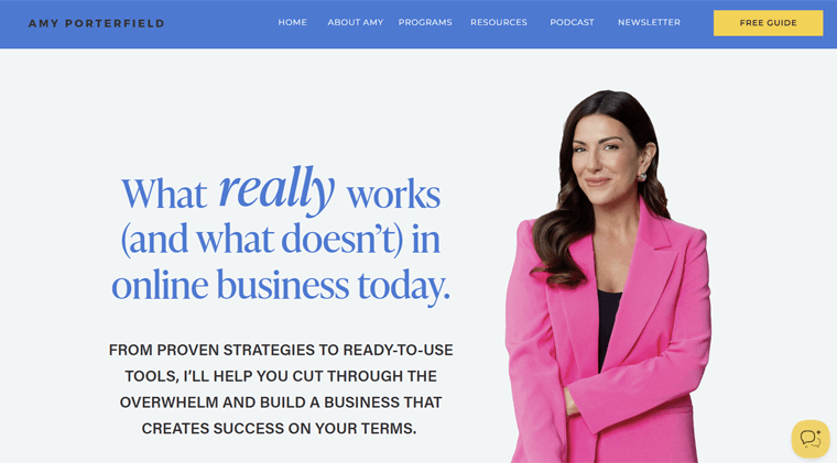 Amy Porterfield Website