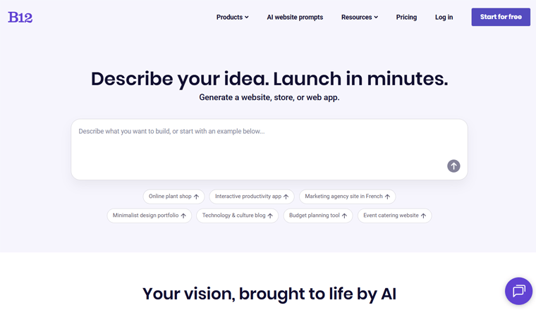 B12 AI Website Builder
