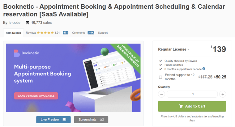 Booknetic WordPress Appointment Booking