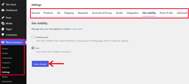 Configure WooCommerce Settings
