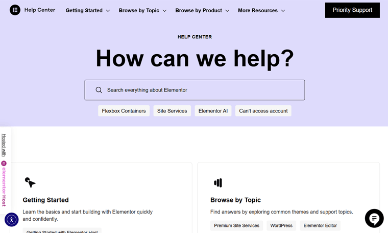 Elementor Help Center