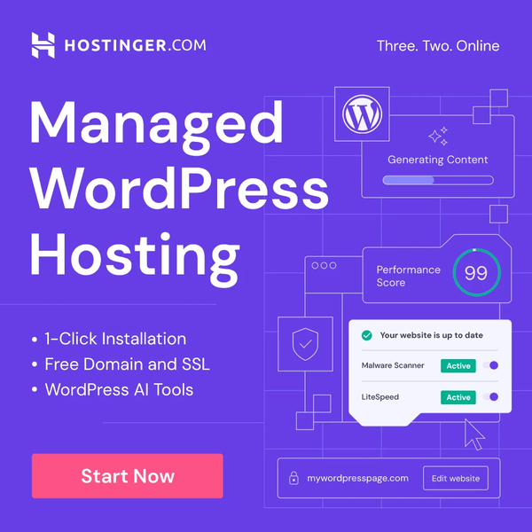 Hostinger Managed WordPress Hosting