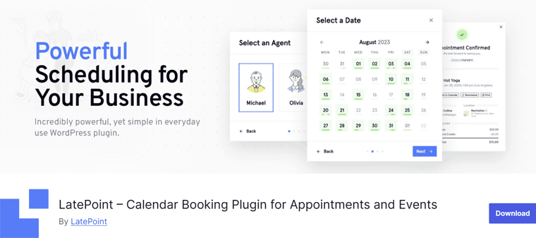 LatePoint Booking WordPress Plugin