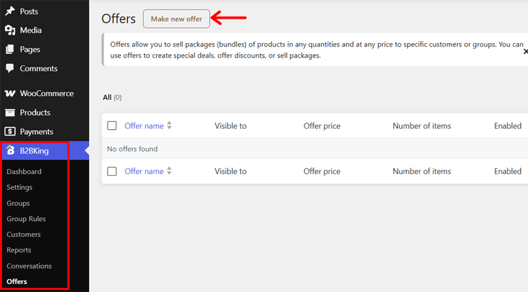Make a New Offer