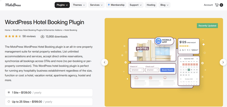 Hotel Booking and Reservation Plugin for WordPress