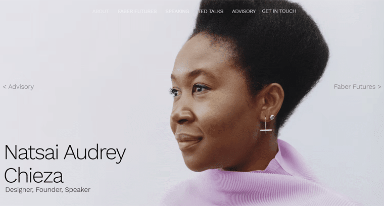 Natsai-Audrey-Website good personal websites