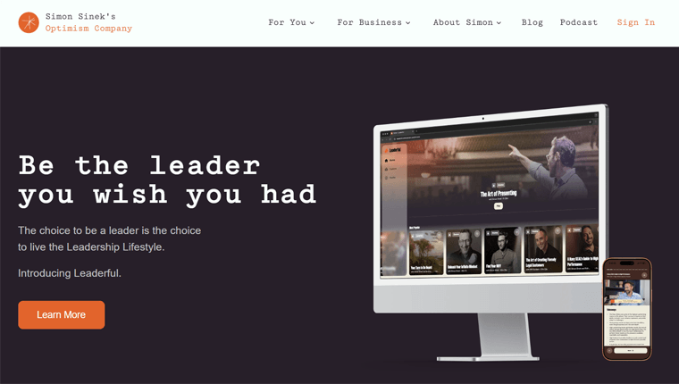 Simon Sinek Website