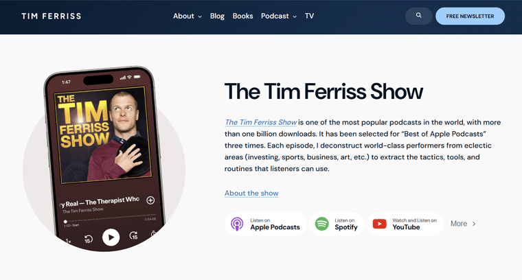 Tim Ferriss Podcast