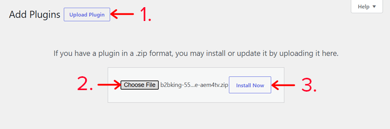 Upload and Install B2BKing Pro
