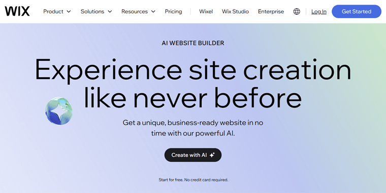 Wix AI Site Builder