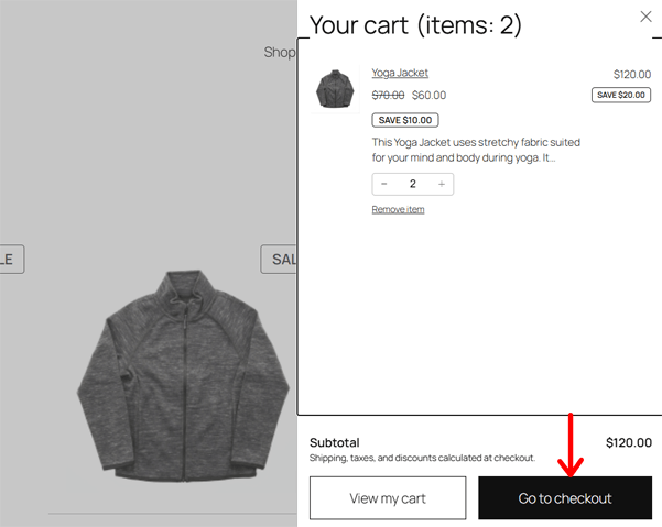 Cart and Checkout