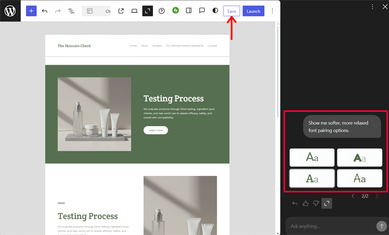 Font Customize WordPress.com