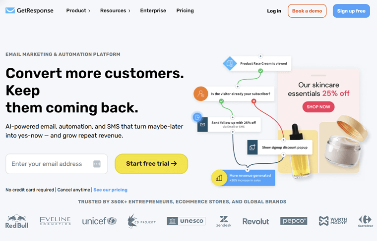 GetResponse Automation Service