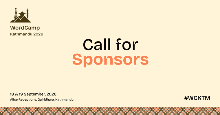 Call for Sponsors (WCKTM 2026)