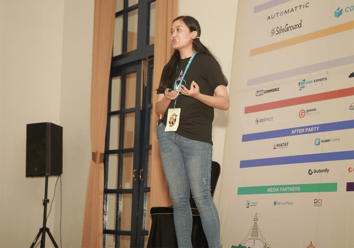 Alisha Bajracharya as a Speaker of WCKTM 2023