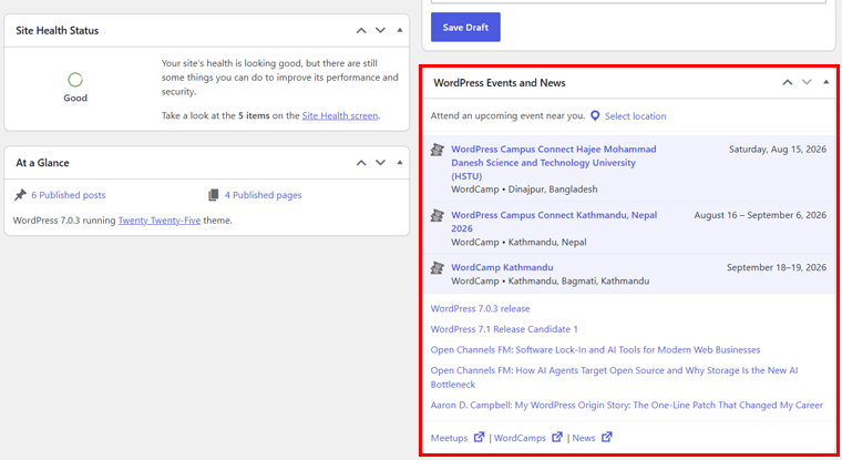 Looking for WordCamp Event