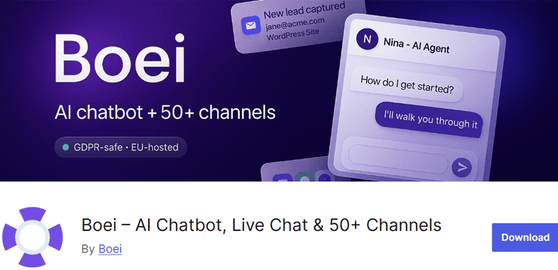 Boei AI Chatbot Plugin for WordPress