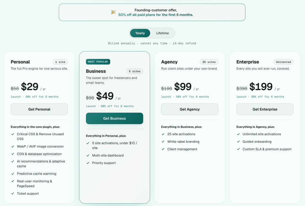 xSpeed Cache Pricing