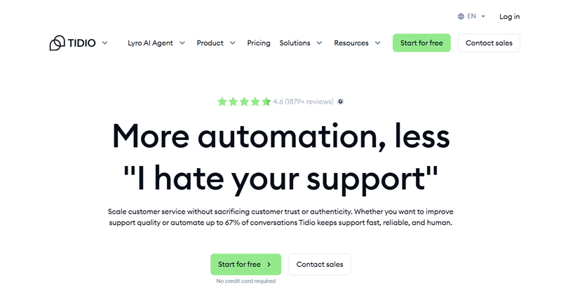 Tidio Live Chat Plugin