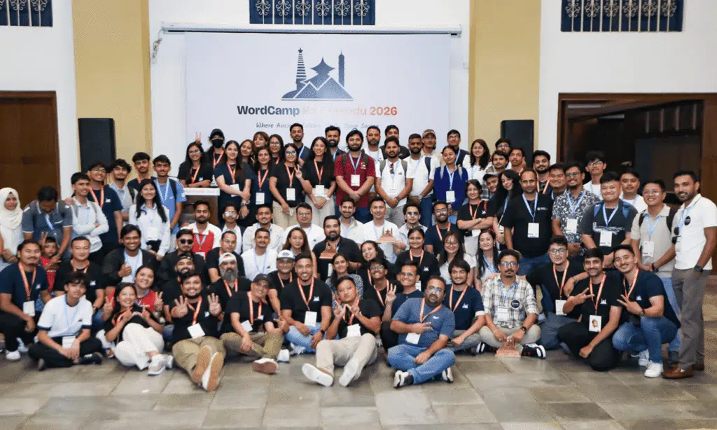 WordCamp Kathmandu 2026 Contributor Day Group Photo